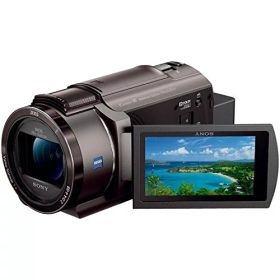 【中古】「ほぼ新品」SONY(ソニー) 4K ビデオカメラ Handycam FDR-AX45A(2022年モデル) ブロンズブラウン 内蔵メモリー64GB 光学ズーム20倍 空間光学手ブレ補正 FDR-AX45A TI
