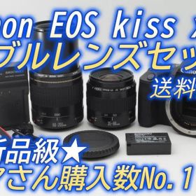 ◆新品級⑧◆過去最大級の大SALE◆ Canon EOS Kiss x9 ダブル