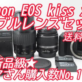 ★新品級⑤★過去最大級の大SALE★ Canon EOS Kiss x9 ダブル