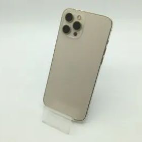 【中古】Apple SoftBank 【SIMロック解除済み】 iPhone 12 Pro Max 128GB ゴールド MGCW3J/A【大須】保証期間１ヶ月【ランクC】