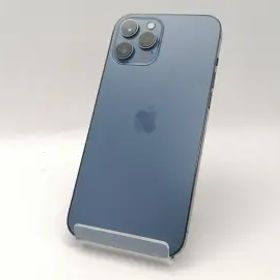 【中古】Apple SoftBank 【SIMロック解除済み】 iPhone 12 Pro Max 128GB パシフィックブルー MGCX3J/A【福岡筑紫】保証期間１ヶ月【ラン