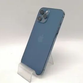 【中古】Apple au 【SIMロック解除済み】 iPhone 12 Pro Max 256GB パシフィックブルー MGD23J/A【京都】保証期間１ヶ月【ランクC】