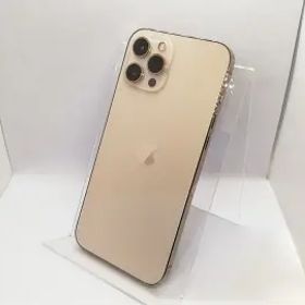【中古】Apple au 【SIMロック解除済み】 iPhone 12 Pro Max 128GB ゴールド MGCW3J/A【高崎モントレー】保証期間１ヶ月【ランクC】