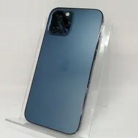【中古】Apple docomo 【SIMロック解除済み】 iPhone 12 Pro Max 128GB パシフィックブルー MGCX3J/A【東池袋1丁目】保証期間１ヶ月【ラ