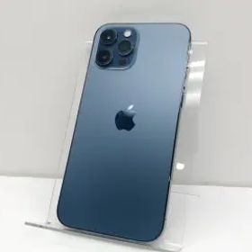 【中古】Apple SoftBank 【SIMロック解除済み】 iPhone 12 Pro Max 128GB パシフィックブルー MGCX3J/A【仙台イービーンズ】保証期間１ヶ