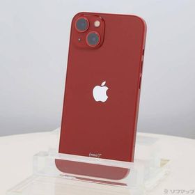 〔中古〕Apple(アップル) iPhone13 128GB プロダクトレッド MLNF3J／A SIMフリー〔258-ud〕