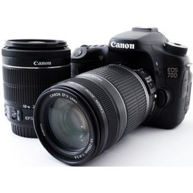 デジタル一眼 キヤノン CANON EOS 70D ダブルズーム 中古 Wi-Fi搭載 新品SDカード付き スマホに送れる 届いてすぐに使える 美品 動画撮影 長期保証
