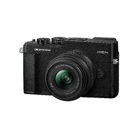 【長期保証付】OM SYSTEM PEN 14-42mm F3.5-5.6 III レンズキット ブラック ミラーレス一眼カメラ PEN LKIT BLK