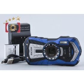 【中古】RICOH リコー PENTAX ペンタックス WG-40W ブルー コンパクトデジタルカメラ シャッター回数僅少
