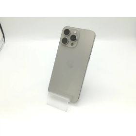 【中古】Apple au 【SIMフリー】 iPhone 15 Pro Max 512GB ナチュラルチタニウム MU6W3J/A【福岡天神】保証期間1ヶ月【ランクC】