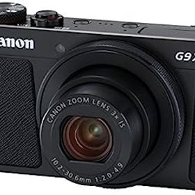 【中古】「ほぼ新品」Canon コンパクトデジタルカメラ PowerShot G9 X Mark II ブラック 1.0型センサー/F2.0レンズ/光学3倍ズーム PSG9XMARKIIBK