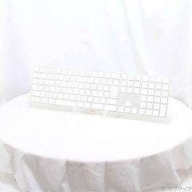 〔中古〕Apple(アップル) Magic Keyboard (テンキー付き) MQ052J／A シルバー〔344-ud〕