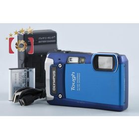 【中古】OLYMPUS オリンパス TOUGH TG-820 ブルー 防水デジタルカメラ シャッター回数僅少