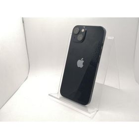 【中古】Apple au 【SIMフリー】 iPhone 13 128GB ミッドナイト MLNC3J/A【川崎駅前】保証期間１ヶ月【ランクC】