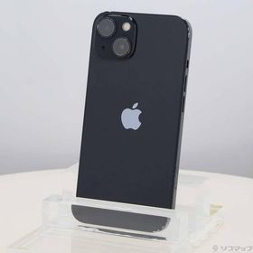 〔中古〕Apple(アップル) iPhone13 128GB ミッドナイト MLNC3J／A SIMフリー〔344-ud〕