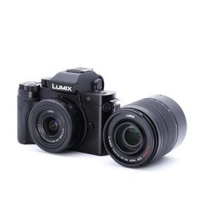 【中古】[美品] Panasonic ミラーレスカメラ LUMIX G100D Wキット DC-G100DW ブラック _GP00020835