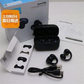 新品同様 Anker Soundcore AeroClip ミッドナイトブラック オープンイヤー ANKER 即日発送 あすつく 土日祝発送OK