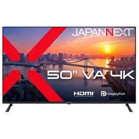 【送料無料】JAPANNEXT JN-V50U 液晶ディスプレイ 50型/ 3840×2160/ HDMI×2、DP×2/ ブラック/ スピーカー有/ 2年保証【在庫目安:僅少】