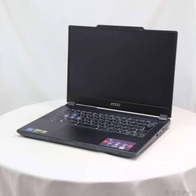〔中古〕MSI(エムエスアイ) 〔展示品〕 Cyborg 14 A13V Cyborg-14-A13VF-4164JP ブラック＆スケルトン〔276-ud〕