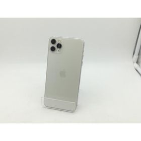 【中古】Apple SoftBank 【SIMロック解除済み】 iPhone 11 Pro Max 256GB シルバー MWHK2J/A【神戸】保証期間１ヶ月【ランクC】