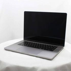 〔中古〕Apple(アップル) MacBook Pro 16.2-inch Late-2021 MK193J／A Apple M1 Pro 10コアCPU_16コアGPU 16GB SSD1TB スペースグレイ 〔26.3 Tahoe〕〔269-ud〕