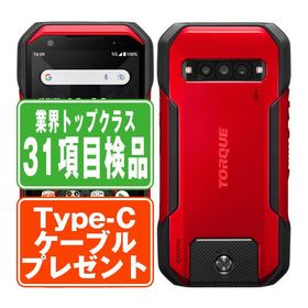 KYG03 TORQUE G06 レッド SIMフリー au 中古 スマホ 本体 7日間返品OK あすつく kyg03rd6mtm