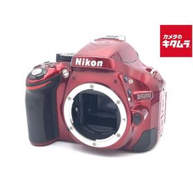 【中古】 【良品】 ニコン D5200 ボディ レッド