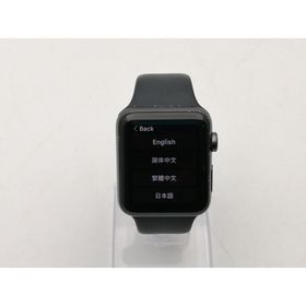 【中古】Apple Apple Watch Series3 42mm GPS スペースグレイアルミニウム/ブラックスポーツバンド MTF32J/A【千葉】保証期間１ヶ月【ランクB】
