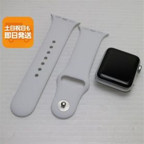 超美品 Apple Watch series3 38mm GPSモデル シルバー 即日発送 Apple 中古 あすつく 土日祝発送OK