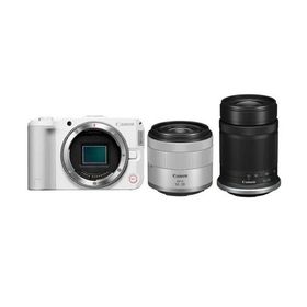 【長期保証付】CANON(キヤノン) EOS R50V ダブルズームキット ホワイト ミラーレス一眼デジタルカメラ