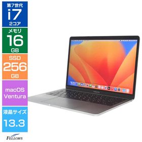 Cランク 訳あり 中古 ノートパソコン Apple MacBook Pro 13インチ Mid-2017 A1708 スペースグレイ Core i7 2.5GHz メモリ16GB SSD 256GB Thunderbolt3 JIS