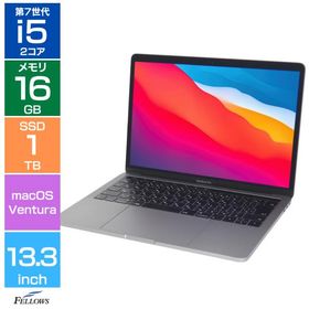 Cランク 訳あり 中古 ノートパソコン Apple MacBook Pro 13インチ 2017 A1706 macOS Ventura Core i5 3.3GHz メモリ16GB SSD 1TB TouchBar USキー