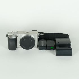 [良品 | シャッター数15,250回｜バッテリー2個付] SONY α6000（ILCE-6000） [ボディ シルバー] | SONY Eマウント ミラーレス一眼カメラ 中古