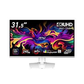 MSI(エムエスアイ) USB-C対応 ゲーミングモニター MPG 321URXW QD-OLED ［31.5型 /4K(3840×2160） /ワイド］