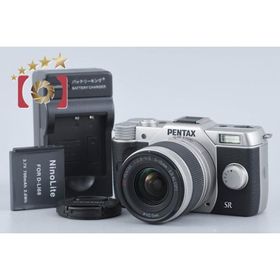 【中古】PENTAX ペンタックス Q10 ズームレンズキット シルバー シャッター回数僅少
