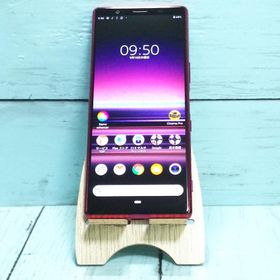 au Xperia5 SOV41 レッド 本体 白ロム SIMロック解除済み SIMフリー 463351