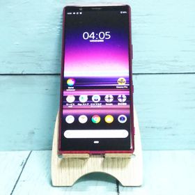 au Xperia5 SOV41 レッド 本体 白ロム SIMロック解除済み SIMフリー 331854