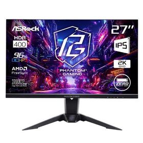 Phantom Gaming PG27QFT2C 27インチ WQHD(2560x1440) ゲーミングモニター 180Hz 1ms(MPRT) IPS 高機能スタンド