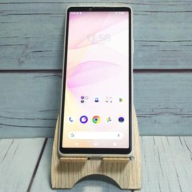 au Xperia 10 III SOG04 ホワイト SONY 本体 白ロム SIMロック解除済み SIMフリー 美品 A269312