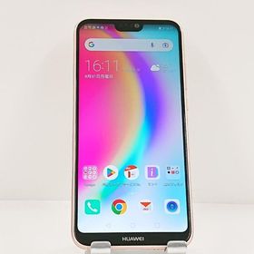HUAWEI P20 lite HWV32 au サクラピンク 送料無料 即決 本体 c22297