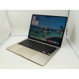 【中古】Apple MacBook Air 13インチ M3(CPU:8C/GPU:8C) 8GB/256GB スターライト MRXT3J/A (13インチ, M3, 2024)【札幌】保証期間１ヶ月【ランクB】
