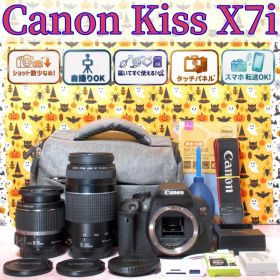 キャノン Kiss X7i☆返品保証あり☆ショット数少☆一眼レフカメラ☆美品