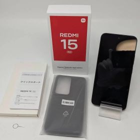 ◆xiaomi シャオミ スマートフォン Redmi15 5G A501XM 128GB SBM系 バッテリー100％ 利用制限:〇 中古◆22654★
