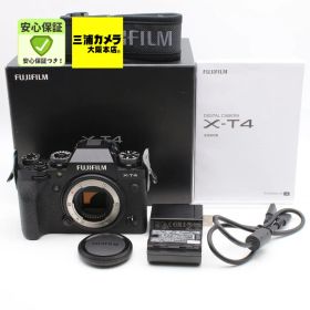 [極上品 | S数4,439回] FUJIFILM X-T4 ボディ ブラック ミラーレス一眼カメラ #109VV0958