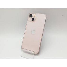 【中古】Apple au 【SIMフリー】 iPhone 13 128GB ピンク MLNE3J/A【府中ル・シーニュ】保証期間１週間【ランクC】