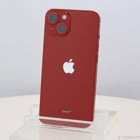 〔中古〕Apple(アップル) iPhone13 256GB プロダクトレッド MLNL3J／A SIMフリー〔269-ud〕