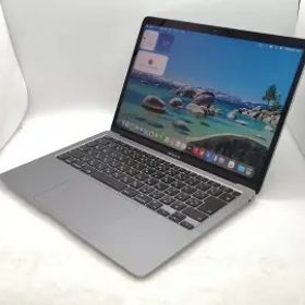 【中古】Apple MacBook Air 13インチ M1(CPU:8C/GPU:7C) 8GB/256GB スペースグレイ MGN63J/A (M1・2020)【広島本通】保証期間１ヶ月【ラ