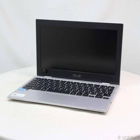 〔中古〕ASUS(エイスース) 〔展示品〕 Chromebook CX1 CX1102CKA-N00010 トランスペアレントシルバー〔258-ud〕