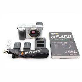 ≪ほぼ新品≫ Sony α6400 ボディ シルバー #20260916-0378