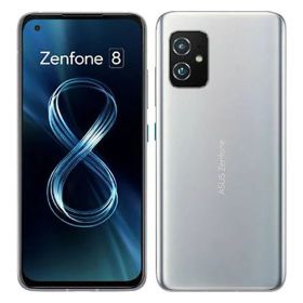 【中古】【安心保証】 ZenFone 8 ZS590KS-SL256S8[256GB/8GB] SIMフリー ホライゾンシルバー